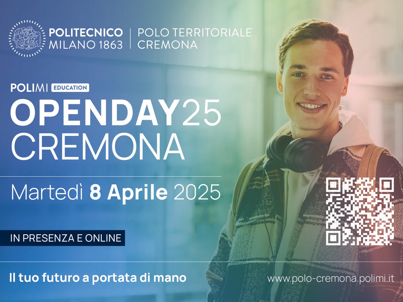 [Translate to English:] Open Day 25 Cremona Martedì 8 Aprile 2025 class=